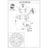 SL116.502.06 Люстра потолочная ST-Luce Серебристый/Белый E27 6*60W ONDE