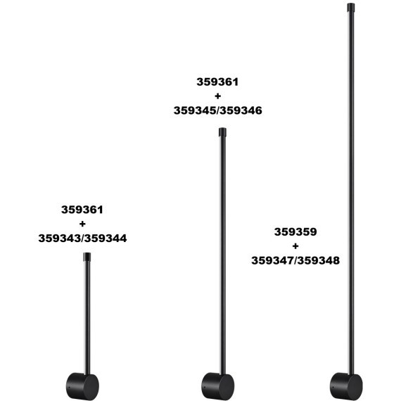 База настенная для создания бра из линейных светильников Novotech Vitz 359361