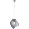 Светильник подвесной Crystal Lux NUESTRO SP1 CHROME/SMOKE