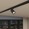 Однофазный двужильный трековый светильник Denkirs DK6201-BK SOLID Tube под сменную лампу GU5.3