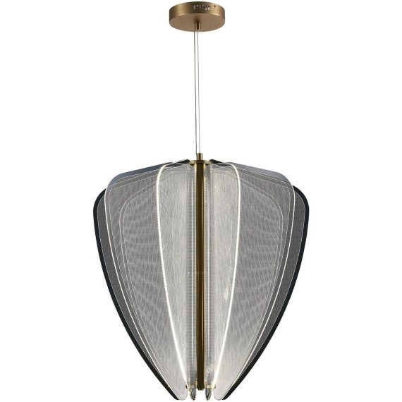 SL6509.213.01 Светильник подвесной ST-Luce Золотистый/Прозрачный LED 1*75W 4000K FESALE