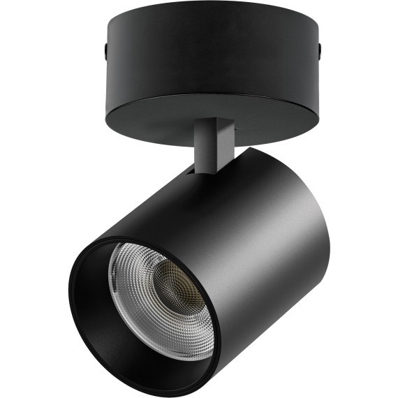 Черный накладной поворотный светодиодный спот 35Вт 24° 4000К CRI90 3176Лм Alta Base Lightstar A5447SO