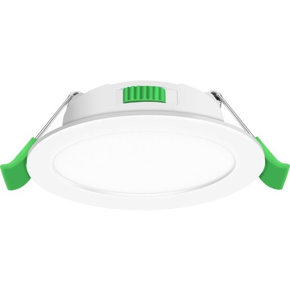 4645-1C, врезной светильник, D113xH30, cutout:D90, LEDx7W, 450LM/560LM/500LM, 3000K/4000K/6500K, IP44, CRI>80, beam angle:120, included