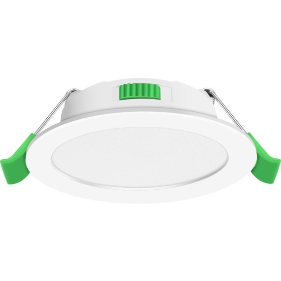 4645-1C, врезной светильник, D113xH30, cutout:D90, LEDx7W, 450LM/560LM/500LM, 3000K/4000K/6500K, IP44, CRI>80, beam angle:120, included