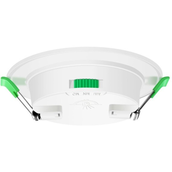 4645-1C, врезной светильник, D113xH30, cutout:D90, LEDx7W, 450LM/560LM/500LM, 3000K/4000K/6500K, IP44, CRI>80, beam angle:120, included