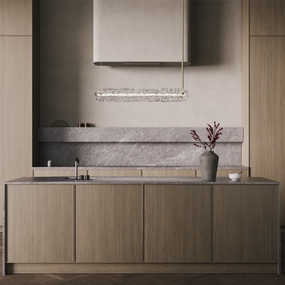 MOD439PL-L20BSK Подвесной светодиодный светильник с последов. перекл. цветовой температуры 2700-3000-4000К Maytoni Frostum