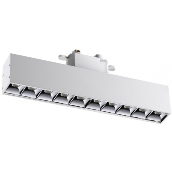 Трехжильный однофазный трековый светодиодный светильник Novotech ITER 358858 1360лм 16Вт