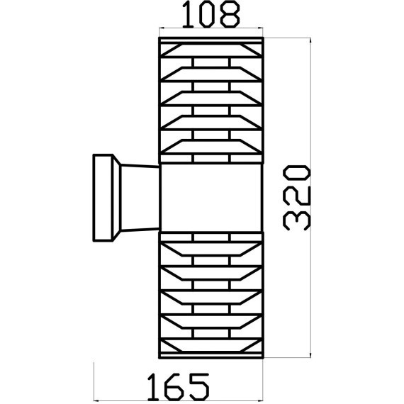 Уличный настенный светильник Maytoni O576WL-02GR Bronx IP54 под лампы 2xE27 60W