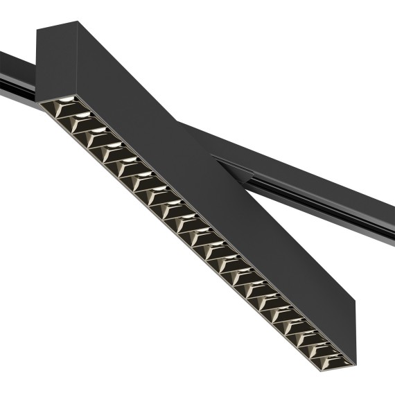 Однофазный двужильный светодиодный трековый светильник Denkirs DK6634-BK Edder 3000К 3120Лм CRI90+ 24° 40Вт