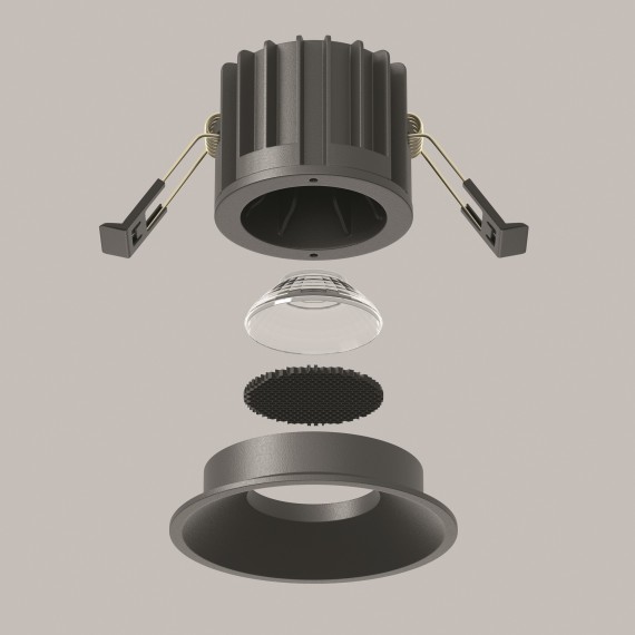 Встраиваемый светильник Technical DL058-12W3K-B
