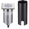 Встраиваемый грунтовый светильник IP67 LED 3W 4000K 12V/24V Odeon Light INGRO 6661/1GB
