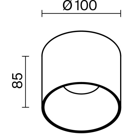Потолочный светильник Technical C064CL-01-15W3K-RD-B