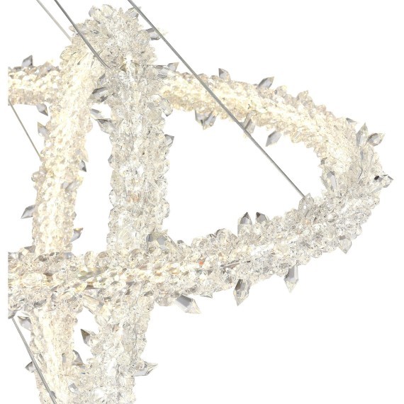 SL6105.203.02 Люстра подвесная ST-Luce Золотистый/Прозрачный LED 1*80W 3000 - 6500K Lucchero