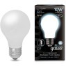 102202210 Лампа Gauss LED Filament A60 OPAL E27 10W 860lm 4100К 1/10/40