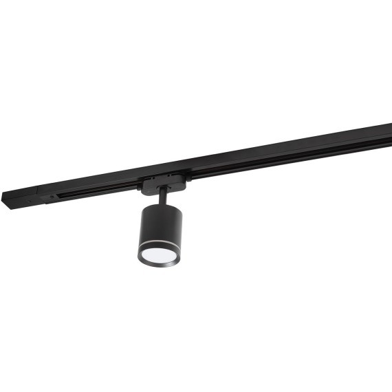 Однофазный двужильный светодиодный трековый светильник Denkirs DK6400-BK SOLID Ribe 4000К 630Лм CRI90+ 120° 5Вт