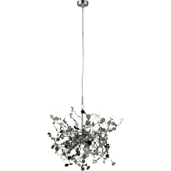 Светильник подвесной Crystal Lux GARDEN SP3 D400 CHROME