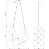 Подвесной светильник Freya FR4005PL-06B2 Perlina под лампы 6xG9 25W
