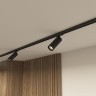 Однофазный двужильный трековый светильник Denkirs DK6202-BK SOLID Tube под сменную лампу GU10