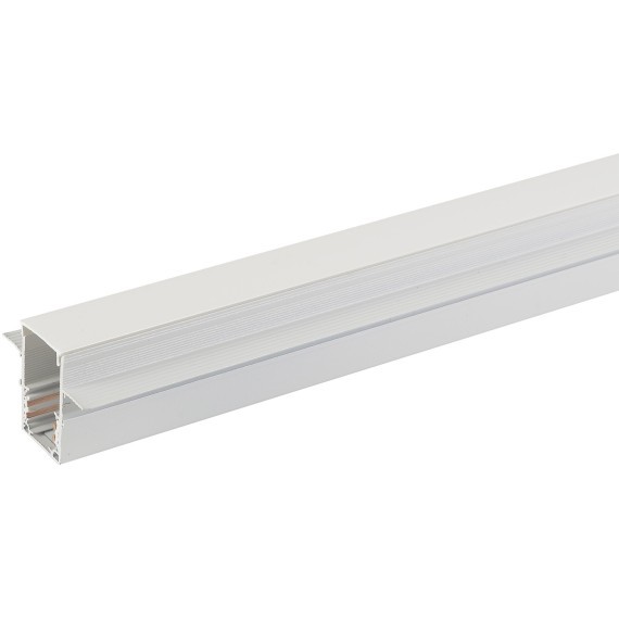 Шинопровод 2м белый встраиваемый магнитный для ГКЛ 12,5 мм Crystal Lux CLT 0.123 02 L2000 WH 1407/026