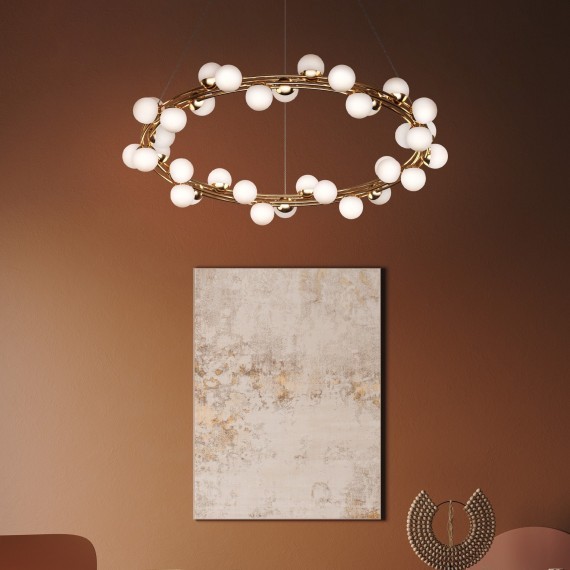 Люстра подвесная Maytoni MOD081PL-L50G3K Tessara светодиодная LED 55W