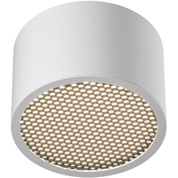 C122CL-GX53-W Потолочный белый влагозащищенный светильник с антибликовым фильторм под лампу GX53 Maytoni