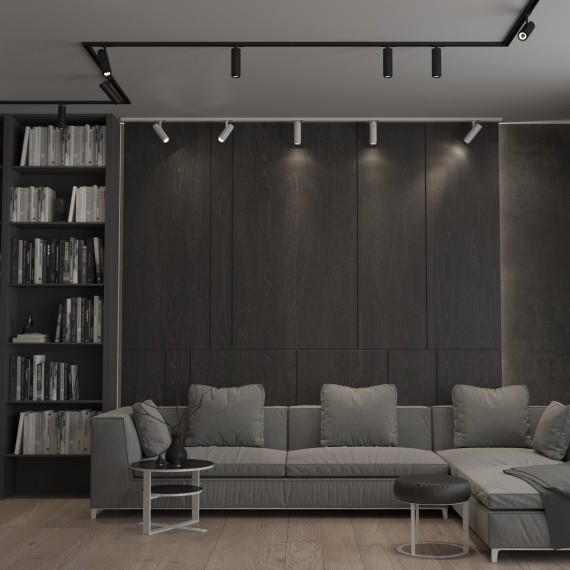 Трехфазный трековый светильник с перекл. цв.температуры и мощности Novotech NAIL 359031