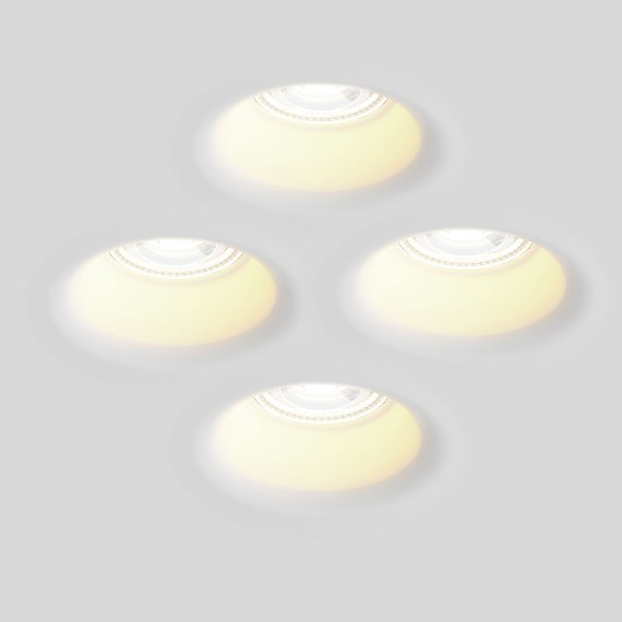 Рамка (светильник) скрытого монтажа лампочек и LED модулей MR16 в натяжной потолок Anello Lightstar 112000