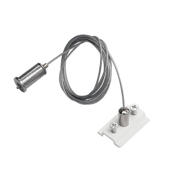 Подвесы 1шт, длина троса 500см, для белых накладных шинопроводов серии Teta Lightstar 505176-500