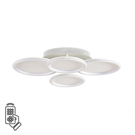 Умная люстра потолочная с ПДУ и голосовым управлением LED 95W 3000-6500К 220V ALIS SMART 8380/95CL