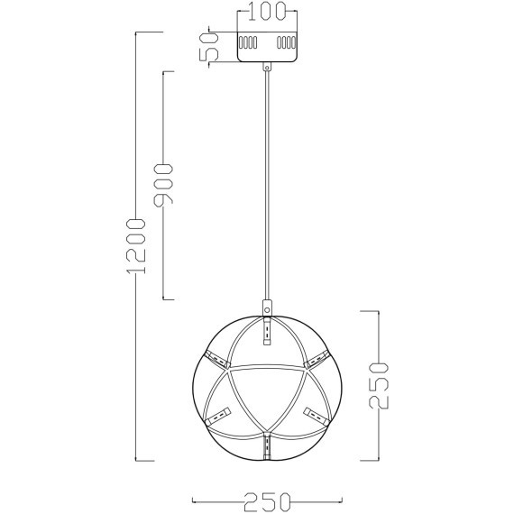 Светодиодный подвесной светильник Freya FR5099PL-L6CH