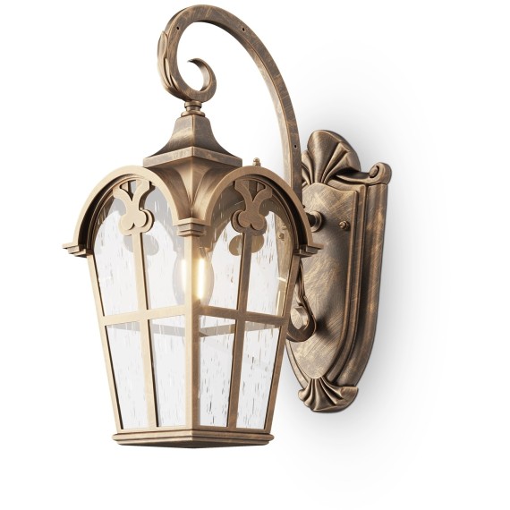 Уличный настенный светильник Outdoor O413WL-01GB