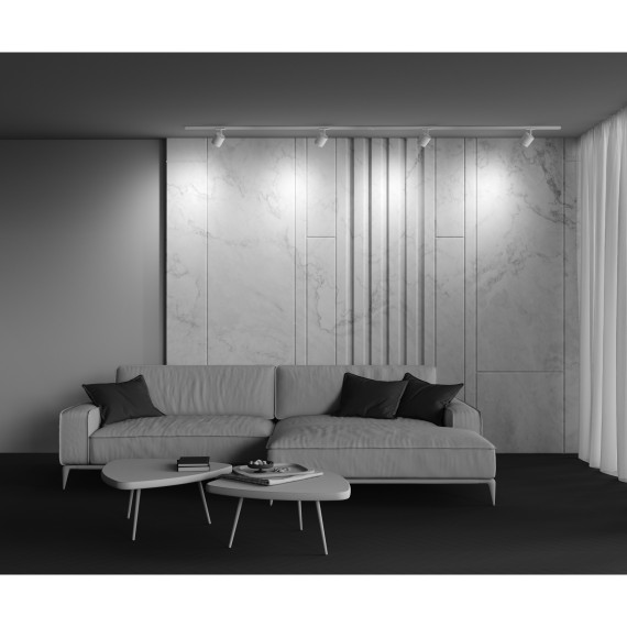 Однофазный двужильный трековый светильник Maytoni Unity TR088-1-GX53-W POLAR под сменную лампу GX53