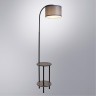 Торшер со столиком Arte Lamp A4055PN-1BK COMBO под лампу 1xE27 60W