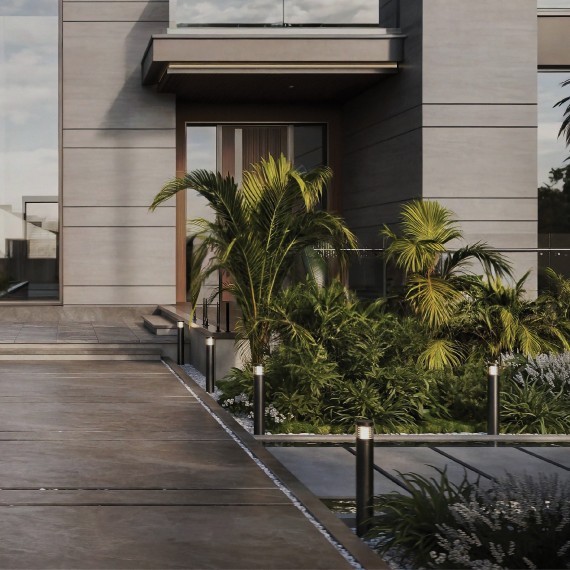 Уличный наземный светильник Lightstar 376907 RAGGIO IP55 светодиодный LED 60W