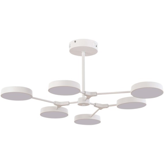 SLE6003-502-06 Светильник потолочный Белый/Белый LED 6*10W MONTA