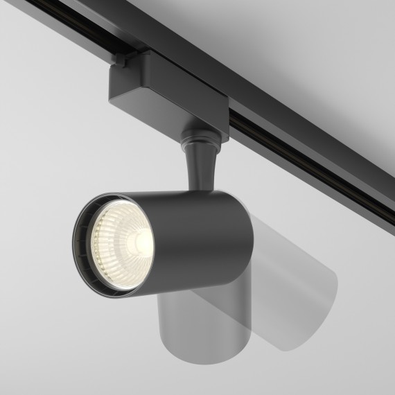Однофазный двужильный светодиодный трековый светильник Maytoni Unity TR003-1-6W3K-M-B Vuoro 3000К 430Лм CRI90+ 36° 6Вт