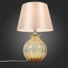 SL968.904.01 Прикроватная лампа ST-Luce Хром, Янтарный/Бежевый E27 1*60W AMPOLLA