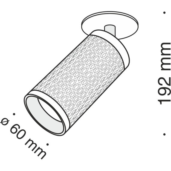 Потолочный светильник Technical C037CL-01W