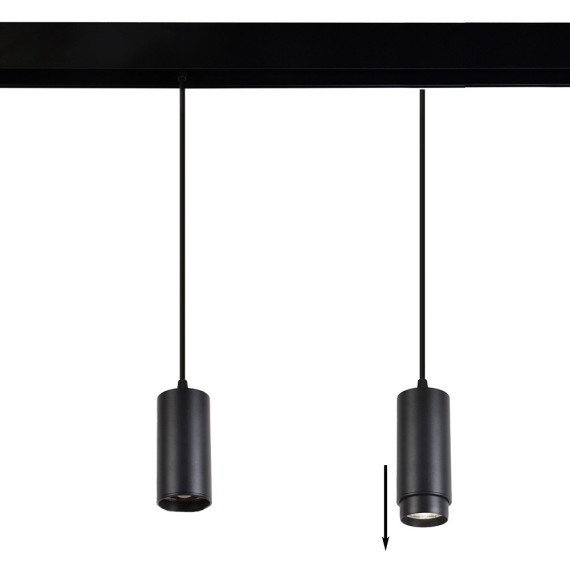 CLT 0.33 016 7W BL 4000K Трековый магнитный светодиодный светильник Crystallux Space 48V CRI90+ 4000К 700Лм 15-60° 7W