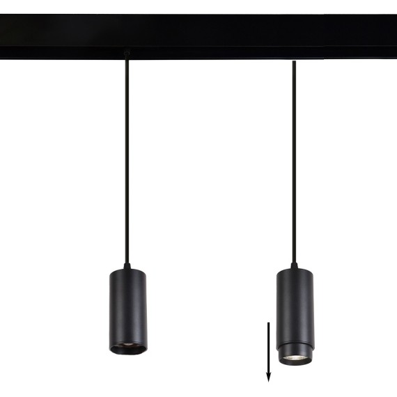 CLT 0.33 016 7W BL 4000K Трековый магнитный светодиодный светильник Crystallux Space 48V CRI90+ 4000К 700Лм 15-60° 7W