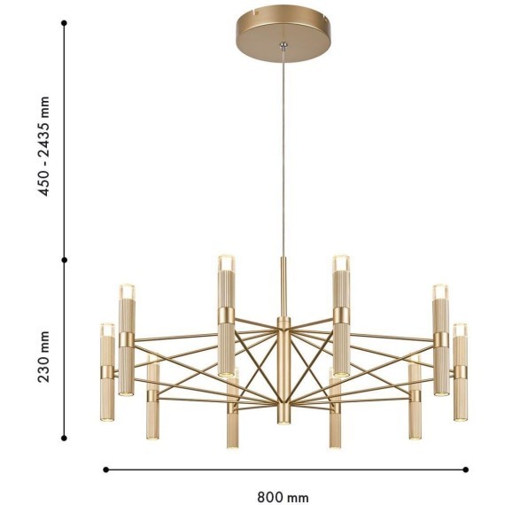 Подвесная люстра Favourite 4759-10P Blick