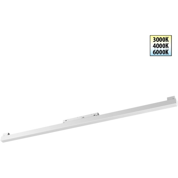 359620 Трековый светильник Novotech SHINO с переключ. цв. темпер. IP20 LED Ra90 Lm1350 3000К\4000К\6000К 30W 48V FLUM