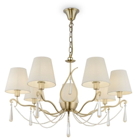 Люстра подвесная Freya FR2019PL-07BS Madeline под лампы 7xE14 40W