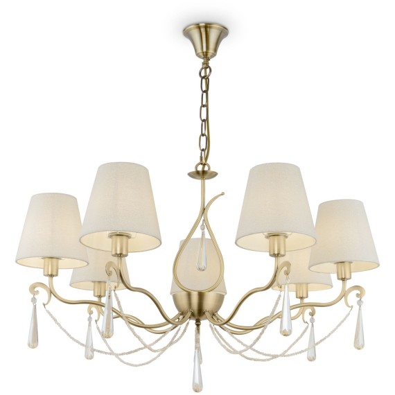 Люстра подвесная Freya FR2019PL-07BS Madeline под лампы 7xE14 40W