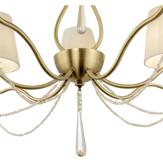 Люстра подвесная Freya FR2019PL-07BS Madeline под лампы 7xE14 40W