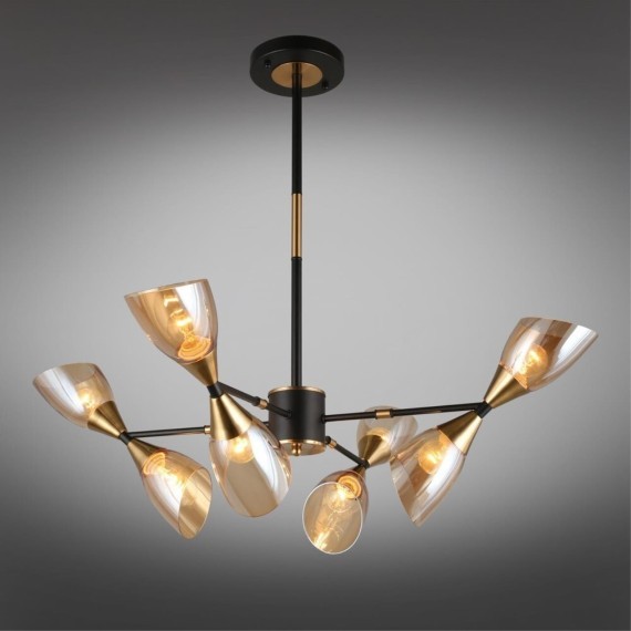 Люстра на штанге Omnilux OML-66807-08 Onno под лампы 8xE14 40W