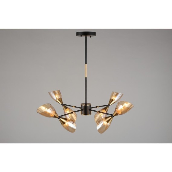 Люстра на штанге Omnilux OML-66807-08 Onno под лампы 8xE14 40W