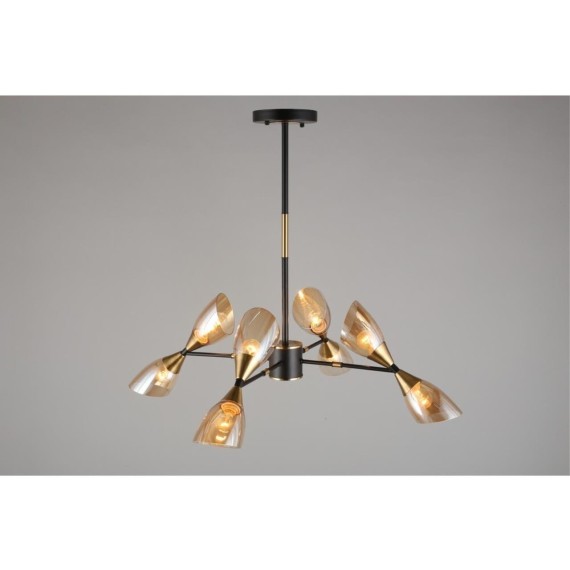 Люстра на штанге Omnilux OML-66807-08 Onno под лампы 8xE14 40W