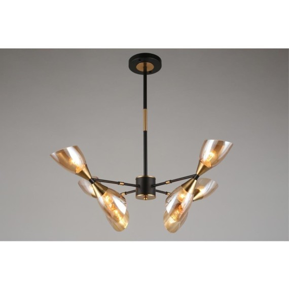 Люстра на штанге Omnilux OML-66807-08 Onno под лампы 8xE14 40W