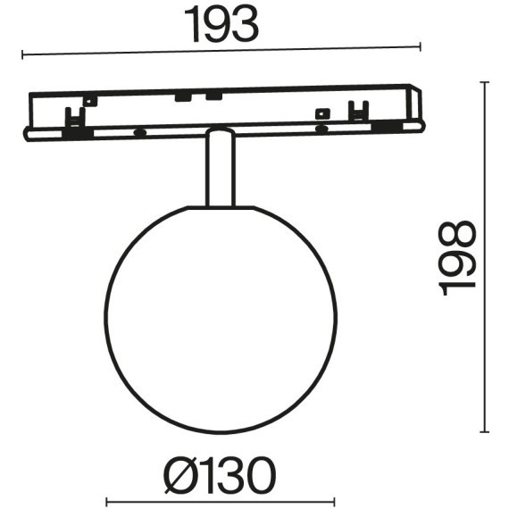 TR038-4-5WTW-DD-B Трековый магнитный SMART (App, DALI, Алиса) светодиодный светильник Maytoni Exility CRI90+ 2700-6000К 300Лм 360° 6Вт